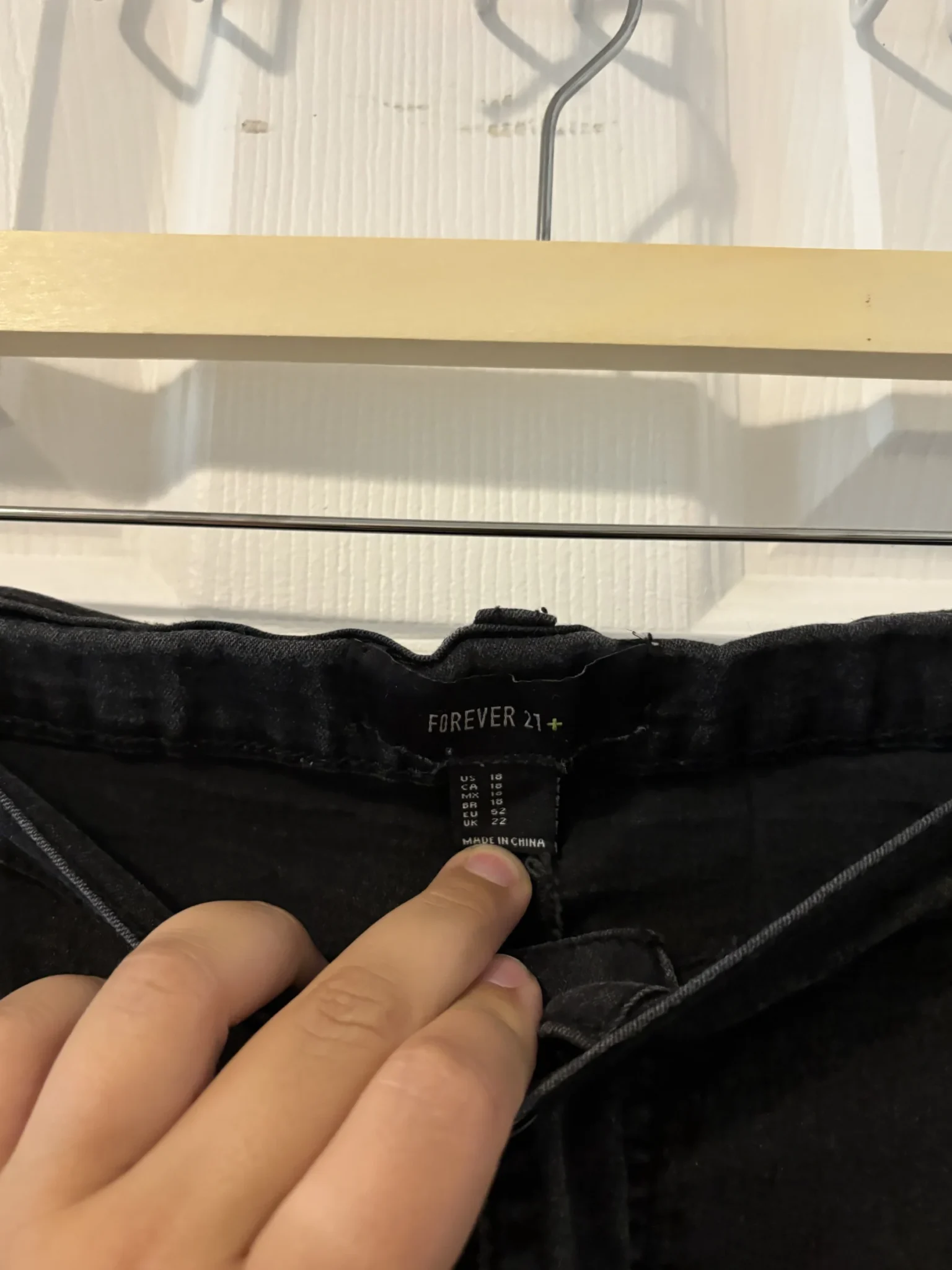 Image for Short jeans noir XL