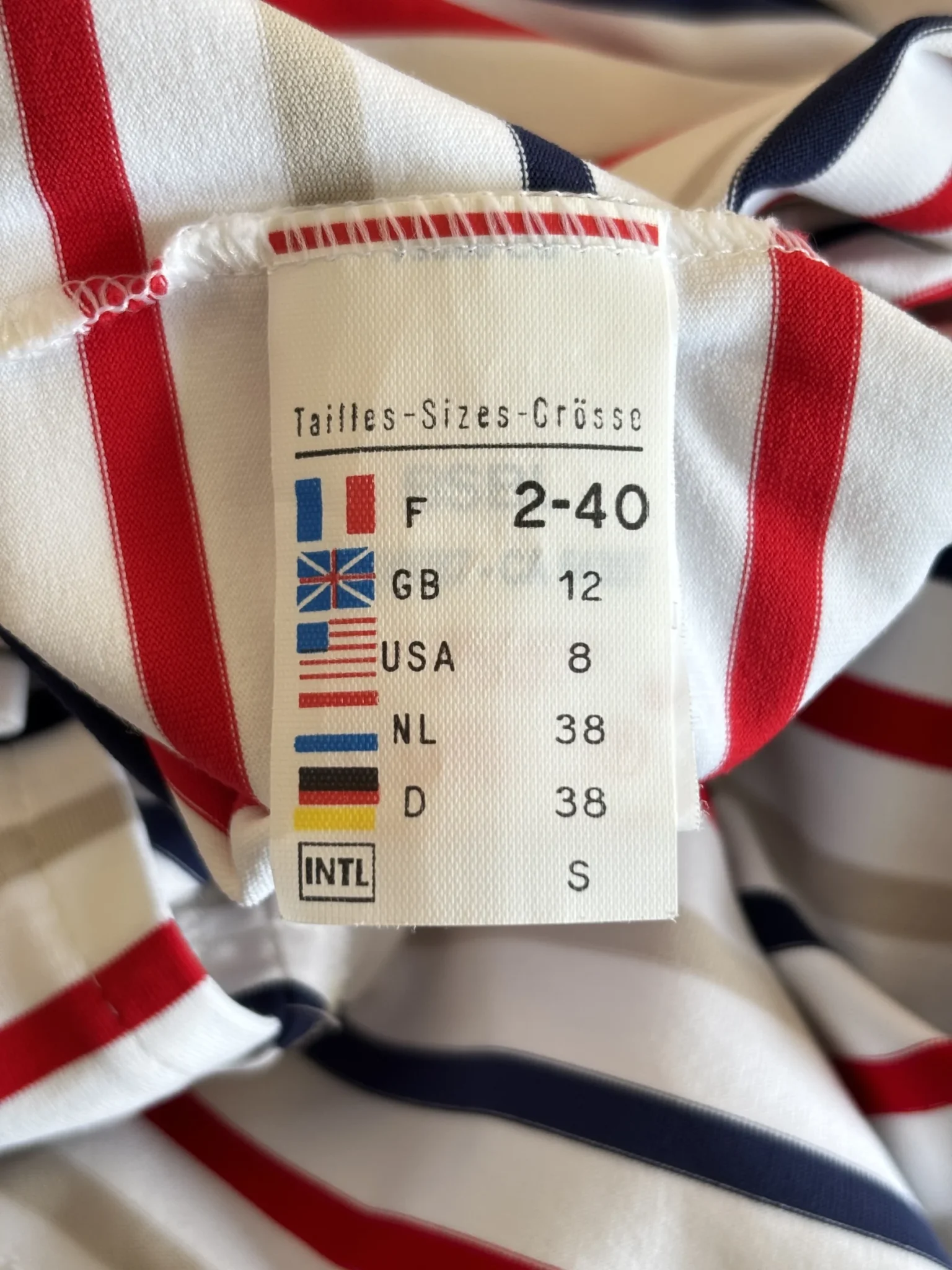 Image for ♥️Marinière tricolore SAINT JAMES