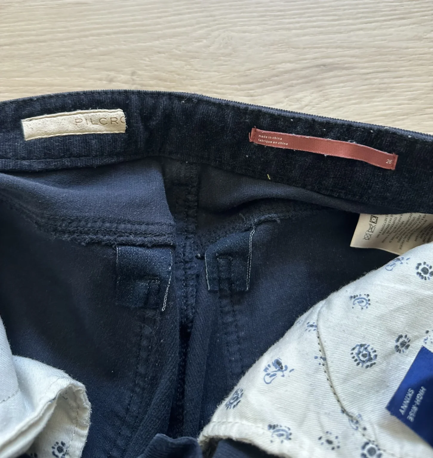 Image for Pilcro Anthropologie Corduroy Pants 26