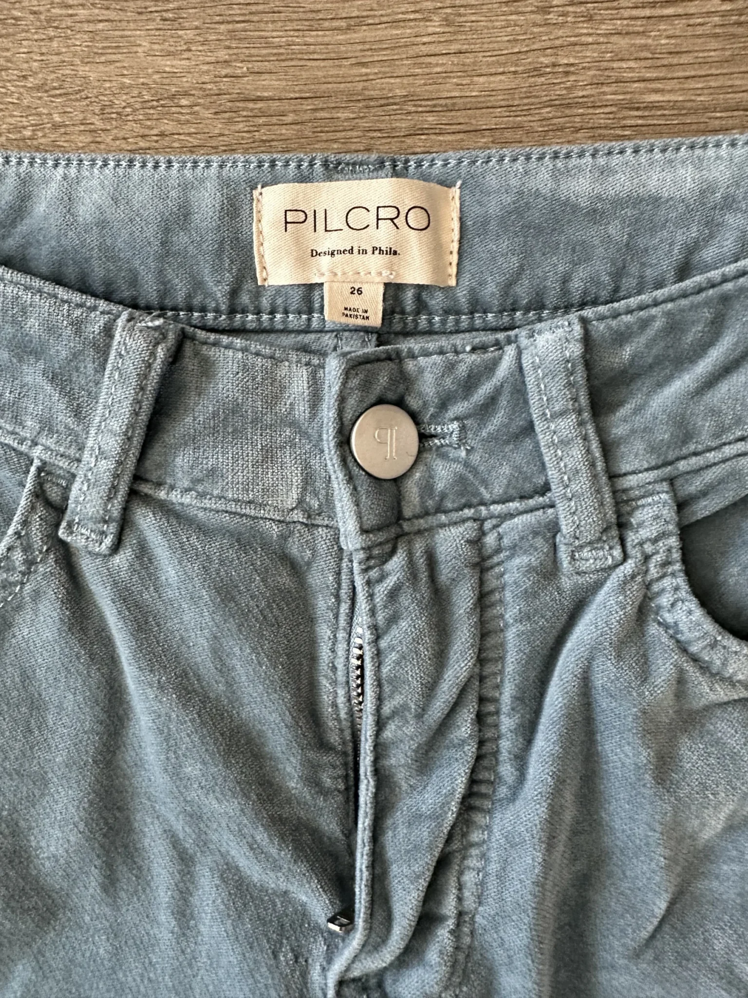 Image for Pilcro Anthropologie Velvet Corduroy Pants 26