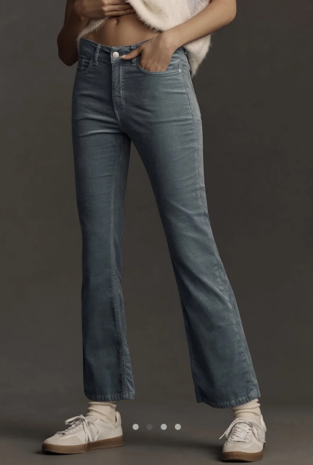 Image for Pilcro Anthropologie Velvet Corduroy Pants 26