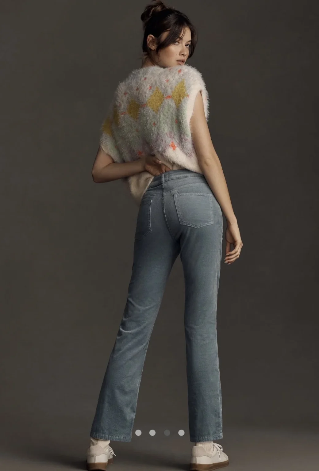 Image for Pilcro Anthropologie Velvet Corduroy Pants 26