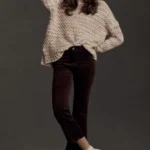 Thumbnail for Pilcro Anthropologie Velvet Corduroy Pants 26