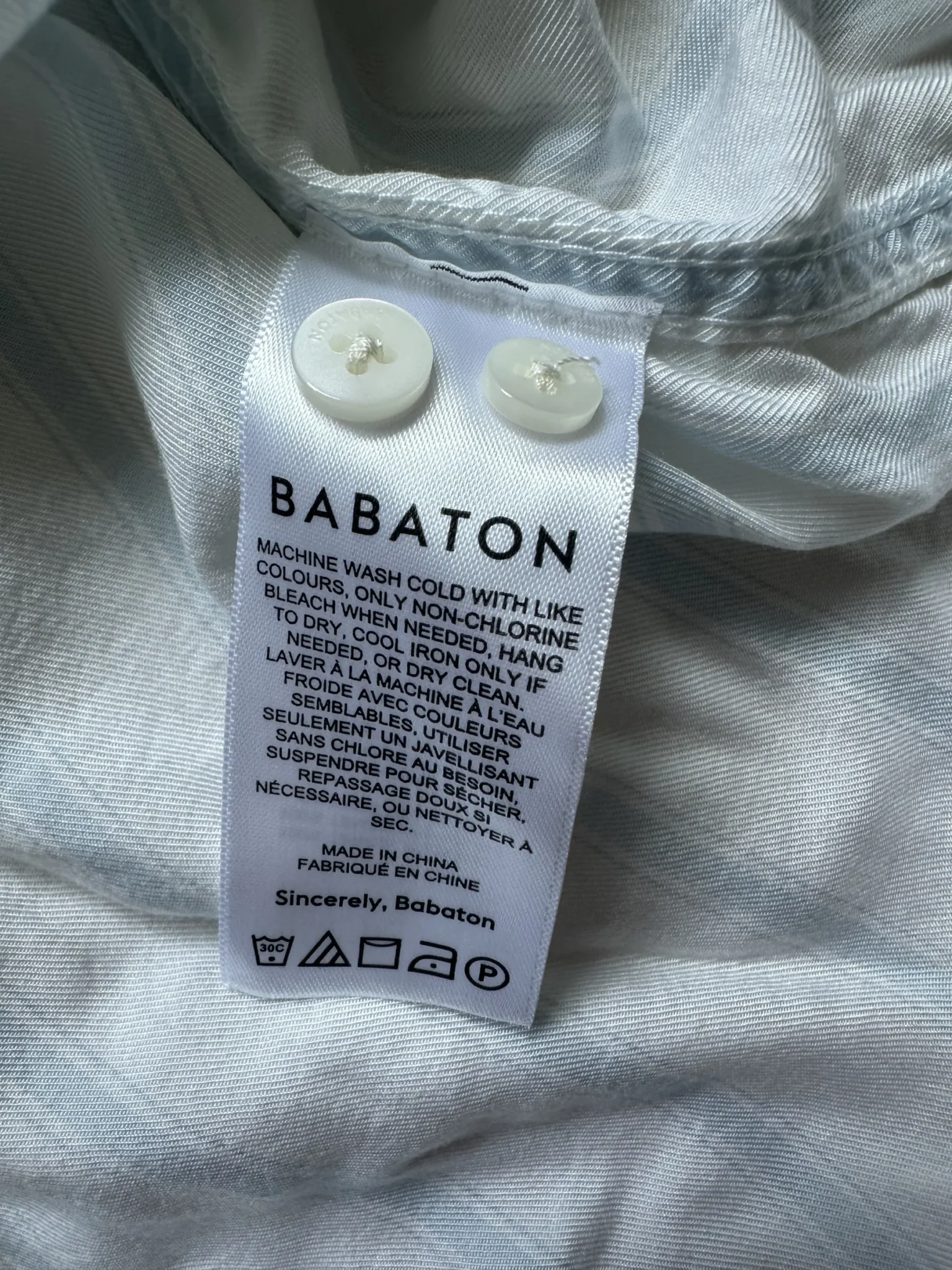 Image for Babaton Utility Shirt 2XS