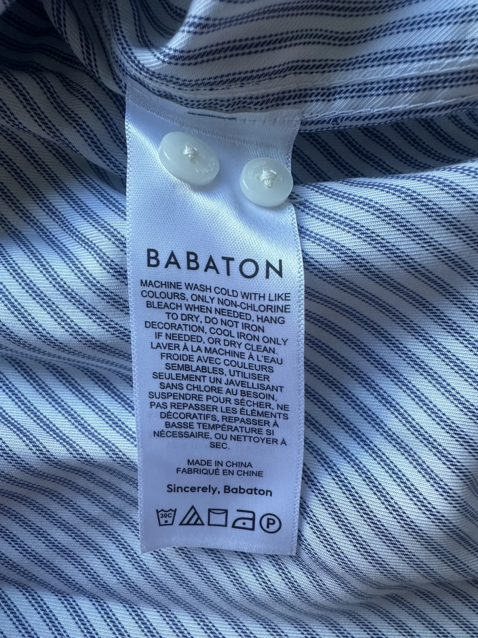 Image for Babaton Utility Shirt 2XS
