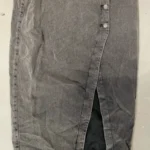 Thumbnail for Jupe longue en jeans asymétrique
