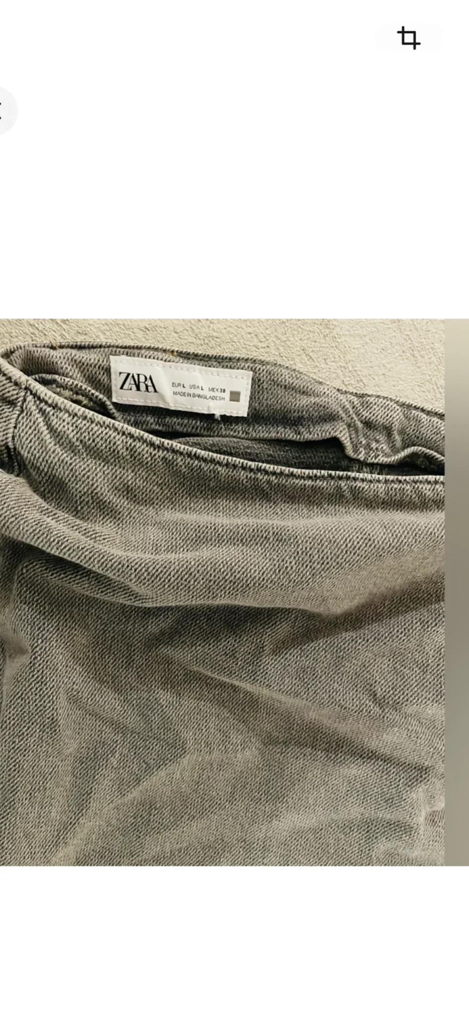 Image for Jupe longue en jeans asymétrique