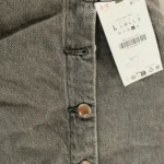 Thumbnail for Jupe longue en jeans asymétrique