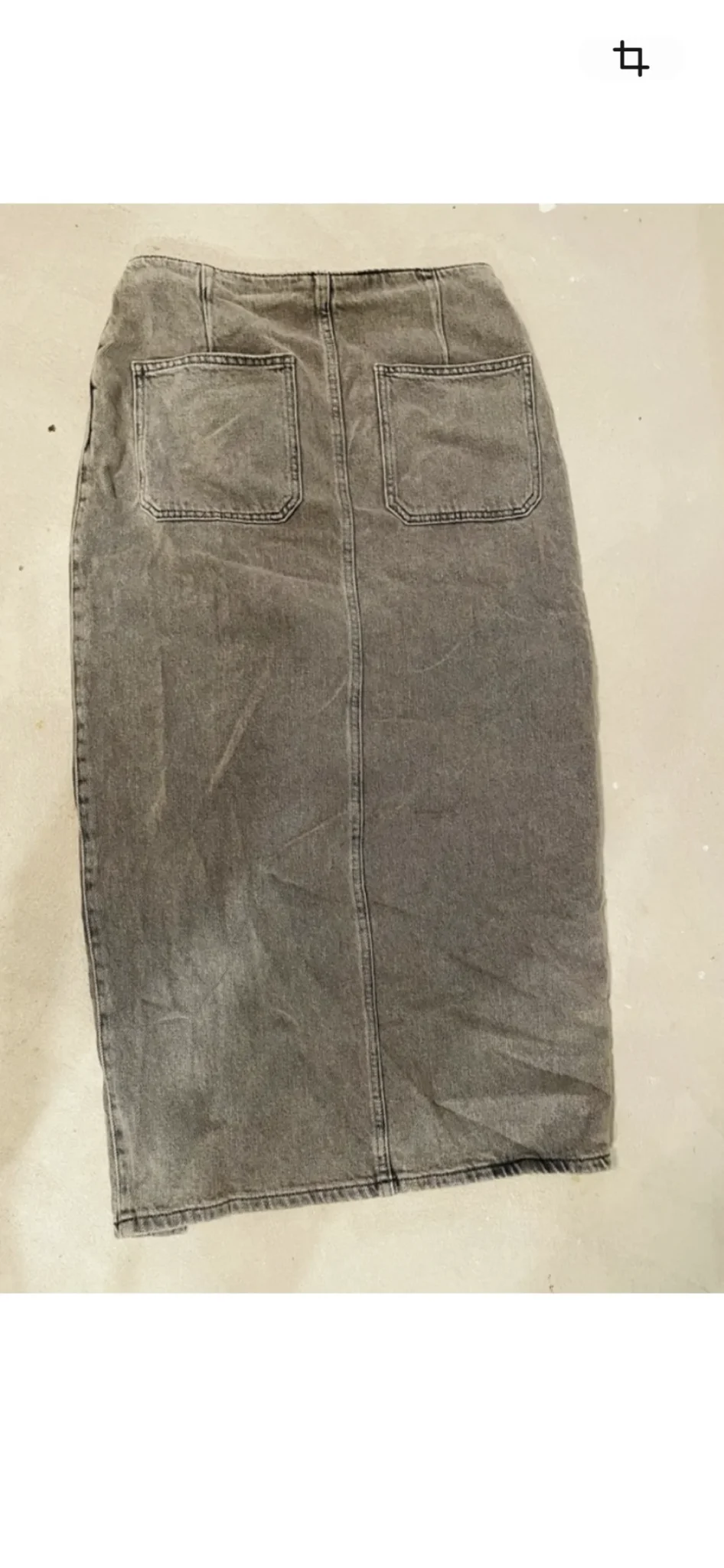 Image for Jupe longue en jeans asymétrique