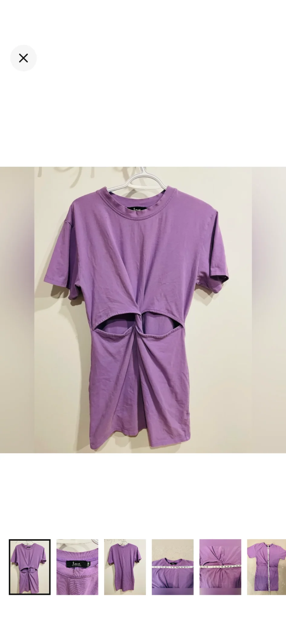 Image for Twist T-shirt dress