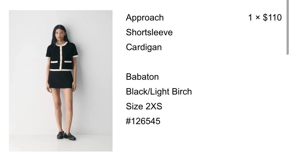 Image for Babaton Approach Cardigan 2XS