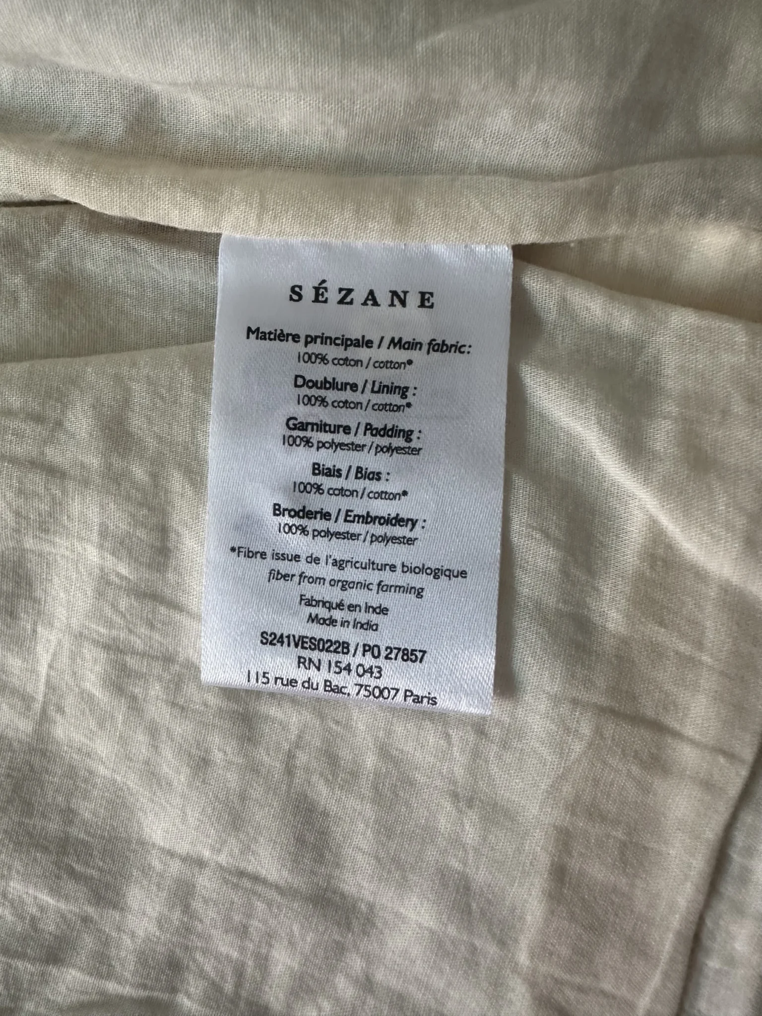 Image for Sézane Tadeo Jacket XS