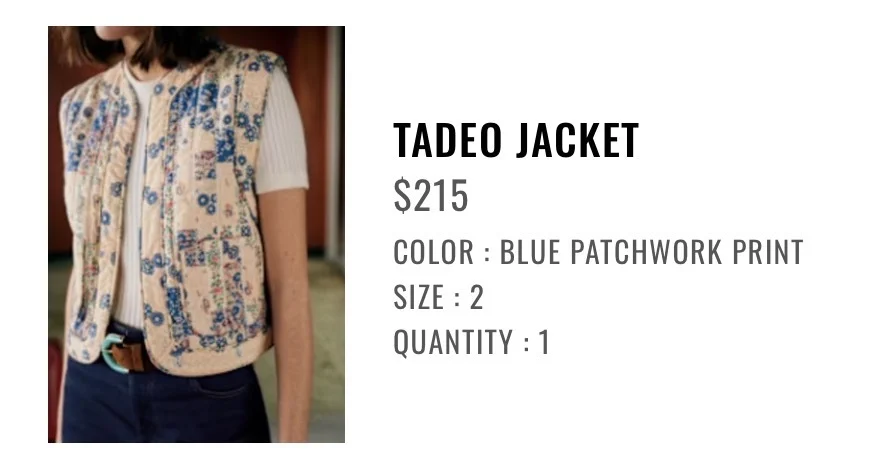 Image for Sézane Tadeo Jacket XS