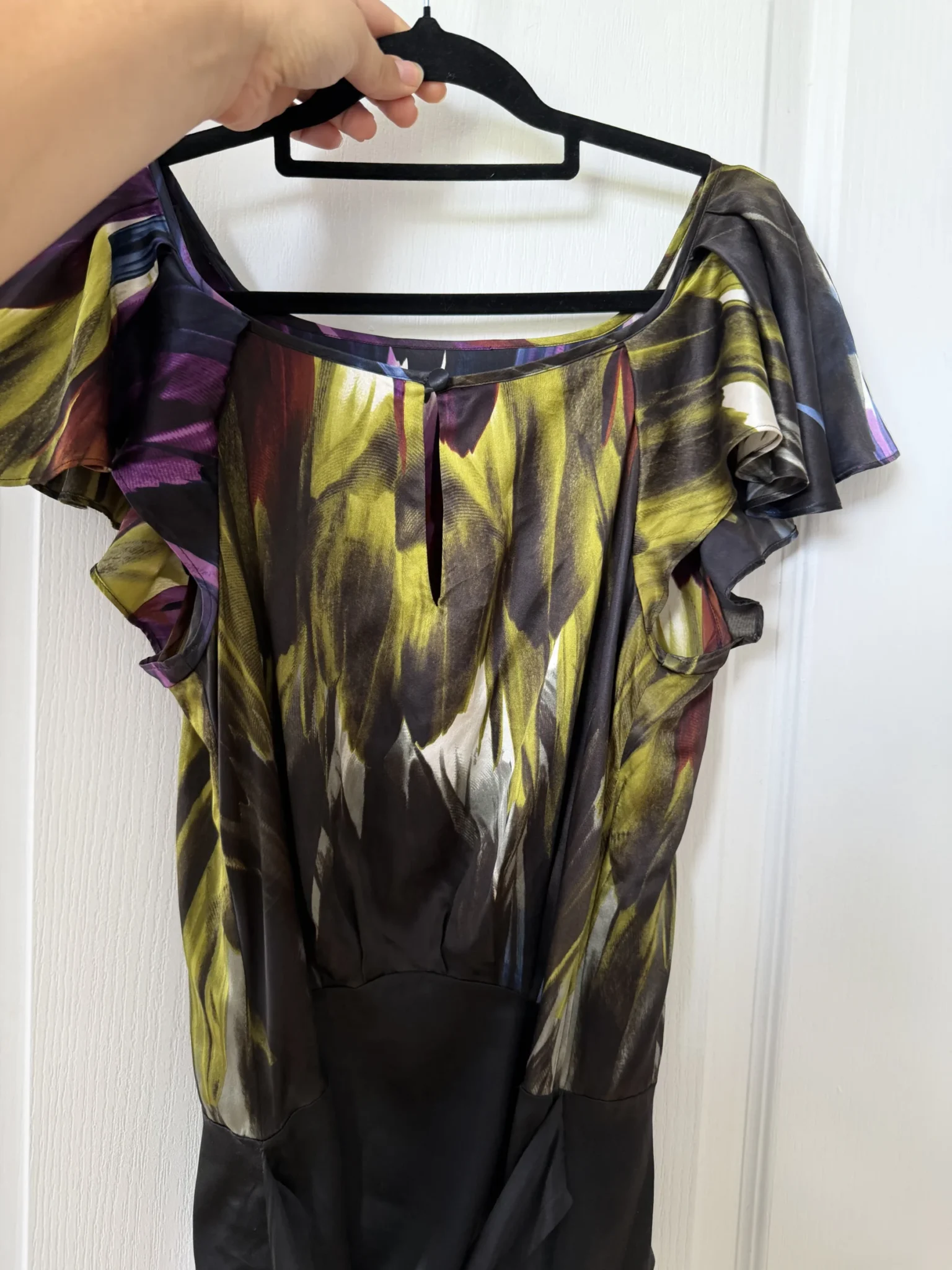 Image for 100% Soie! Haut Ted Baker motifs fleuris taille S