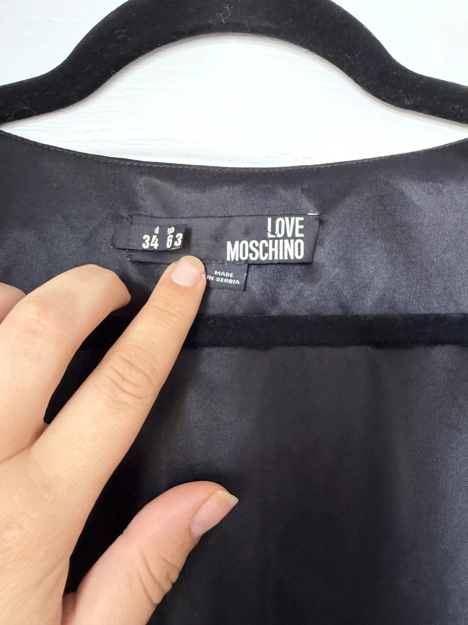 Image for Robe Love Moschino noir taille 34 FR