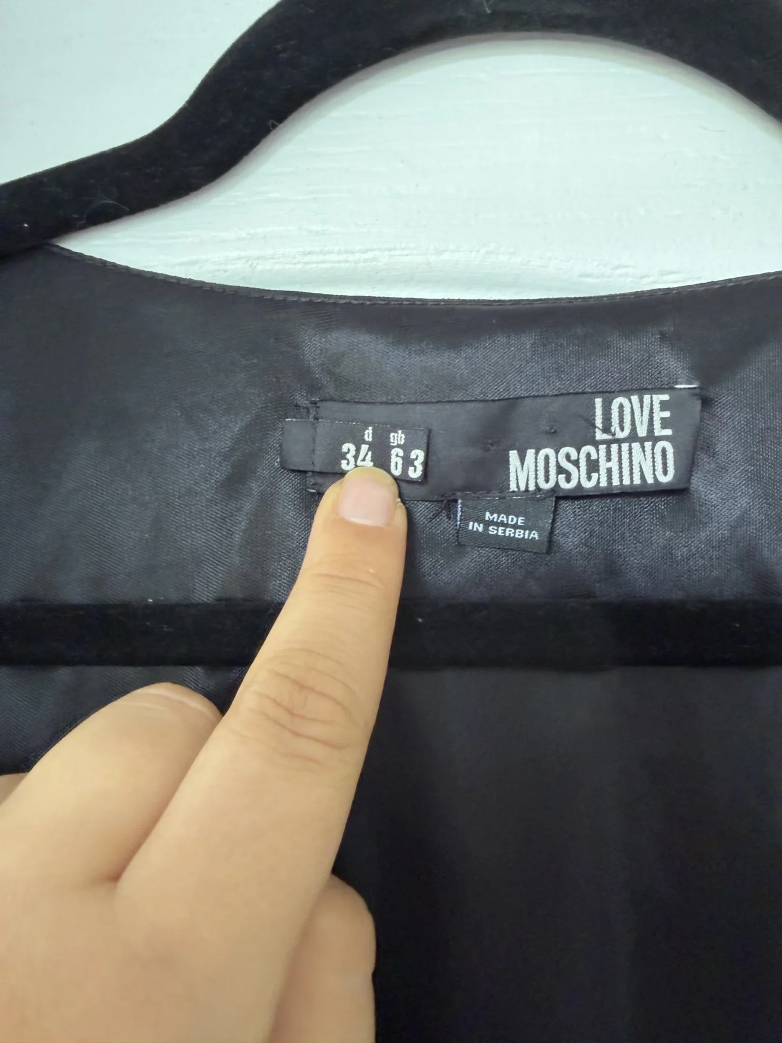 Image for Robe Love Moschino noir taille 34 FR