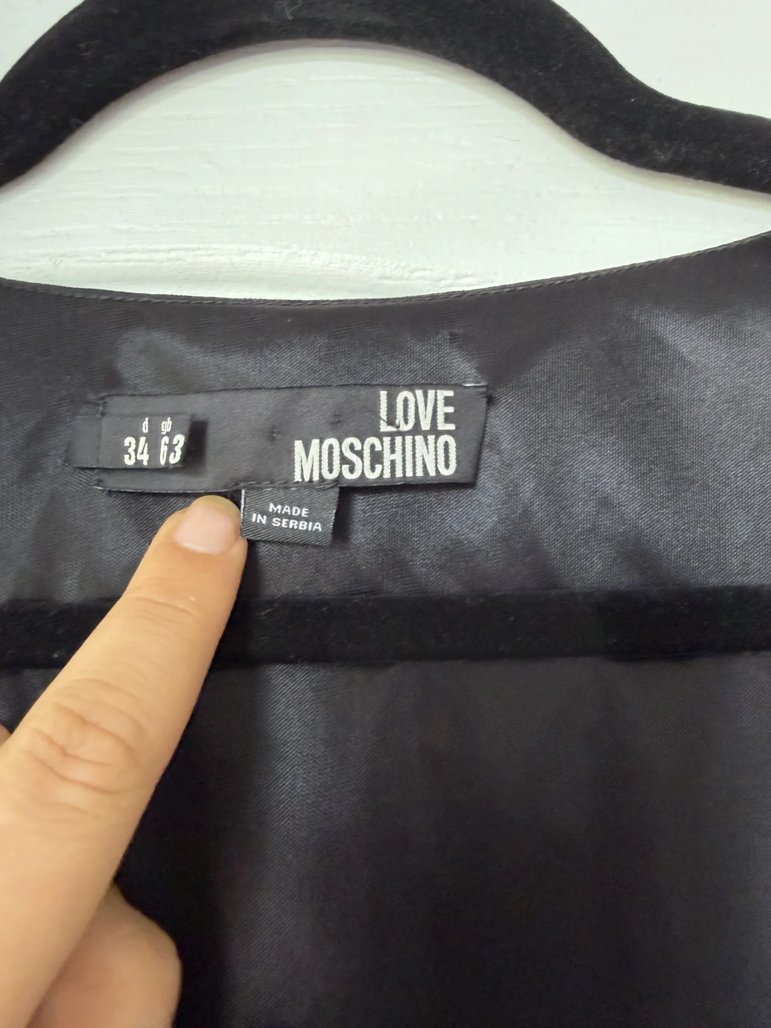 Image for Robe Love Moschino noir taille 34 FR