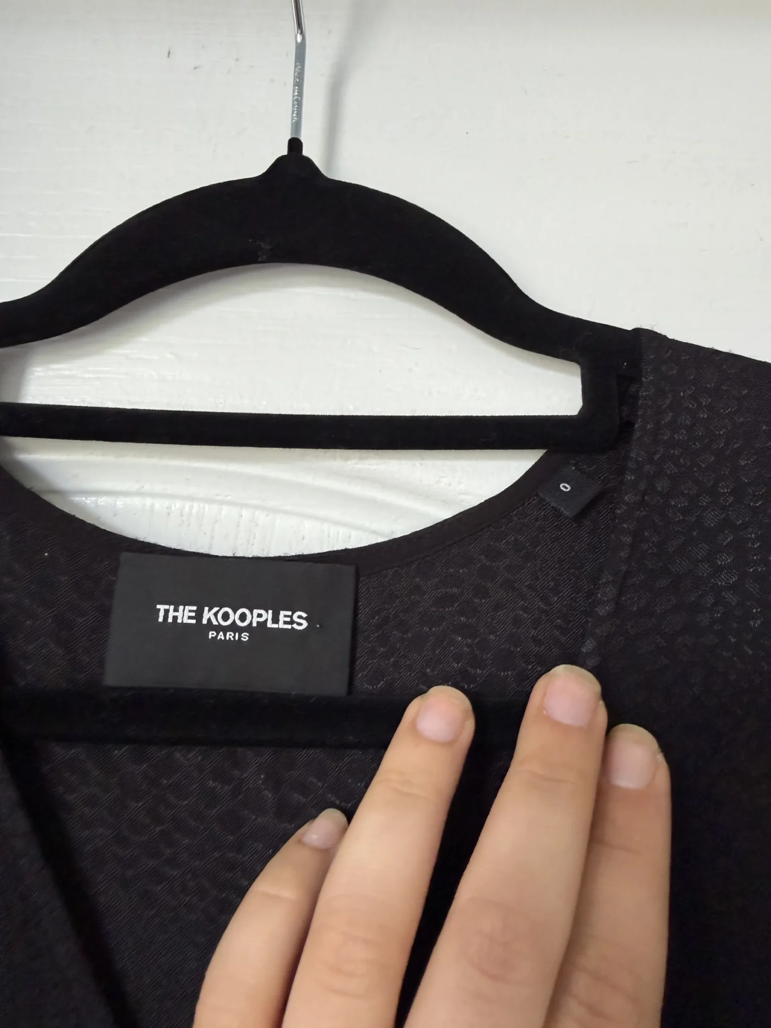 Image for Robe The Kooples noir taille 1 - S à volants et dentelles