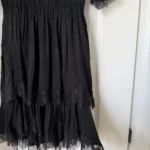 Thumbnail for Robe The Kooples noir taille 1 - S à volants et dentelles