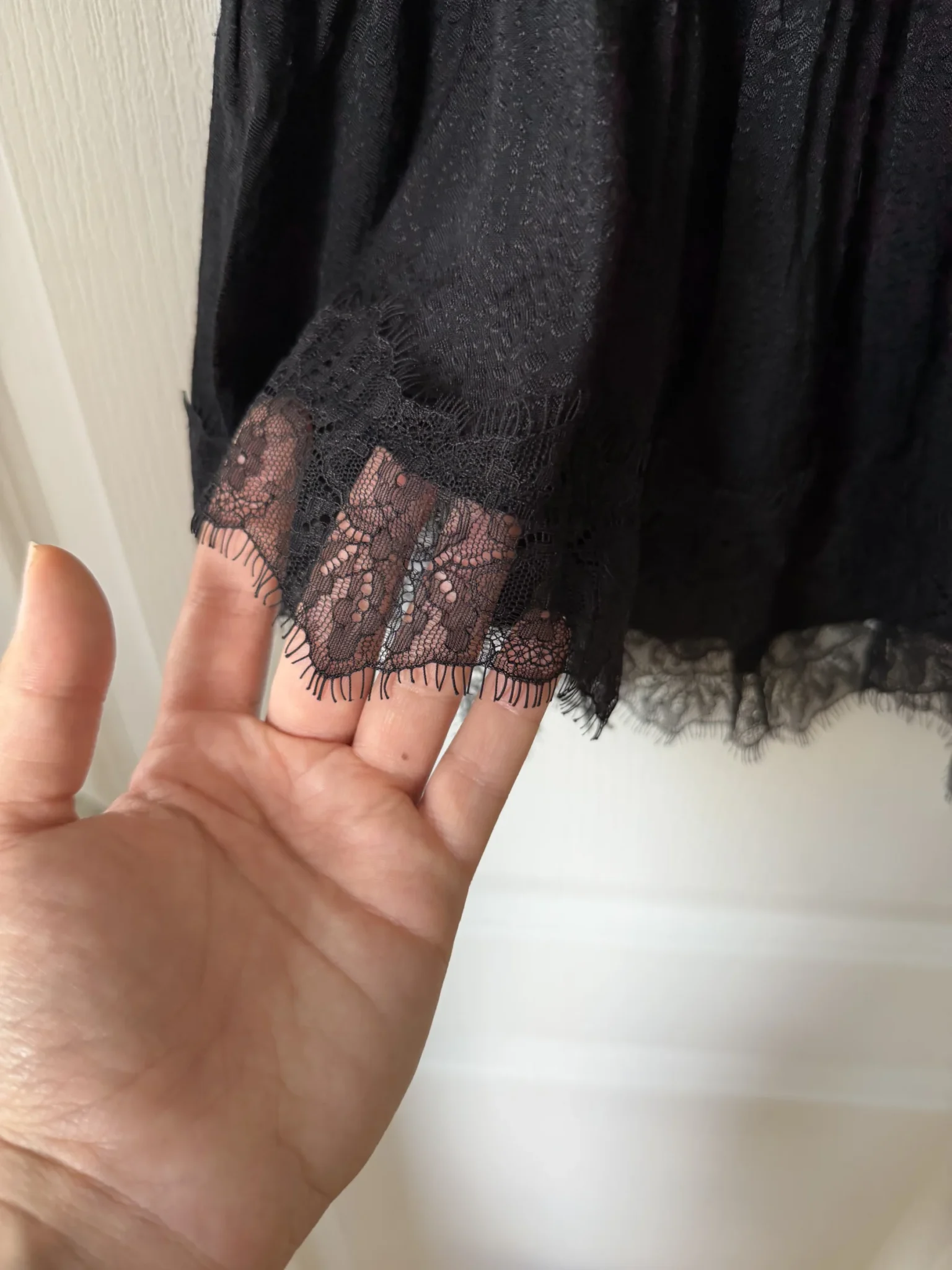 Image for Robe The Kooples noir taille 1 - S à volants et dentelles