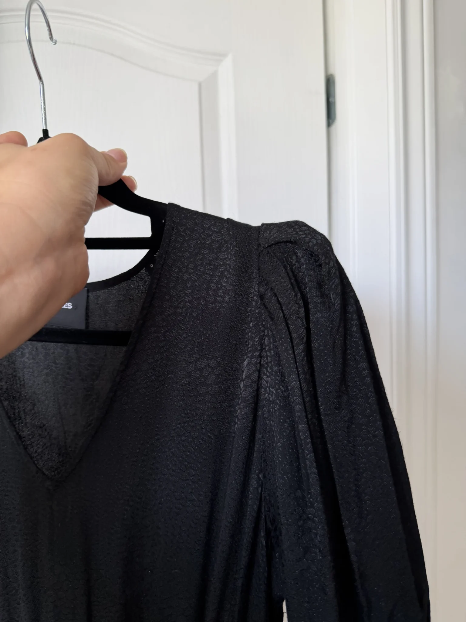 Image for Robe The Kooples noir taille 1 - S à volants et dentelles