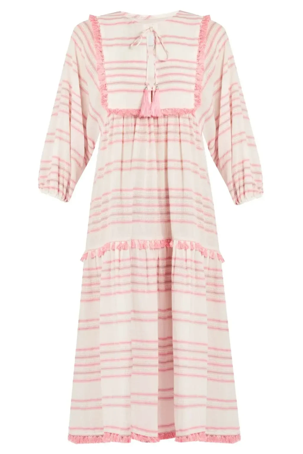 Featured image for Robe Zimmermann taille 1 soit un M rose et blanche