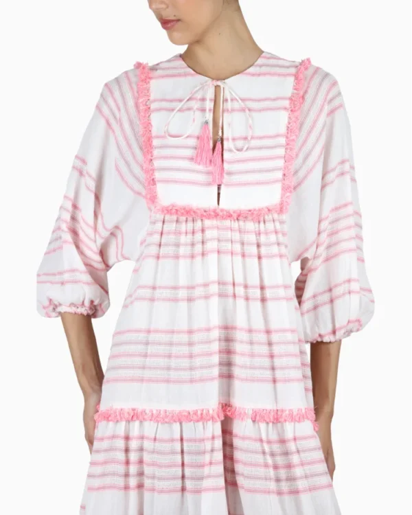 Image for Robe Zimmermann taille 1 soit un M rose et blanche