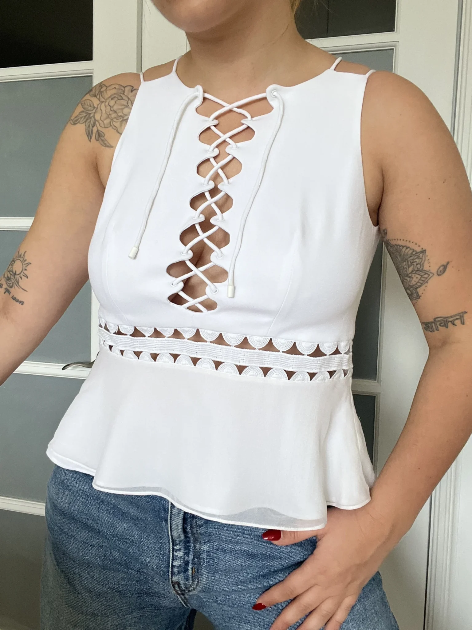 Featured image for Top Jonathan Simkhai taille 6 blanc