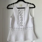 Thumbnail for Top Jonathan Simkhai taille 6 blanc