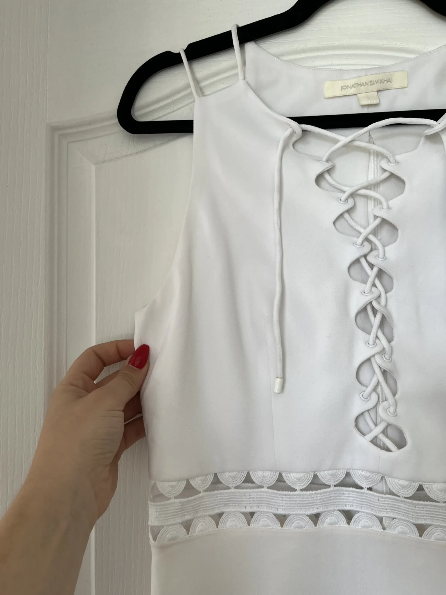 Image for Top Jonathan Simkhai taille 6 blanc