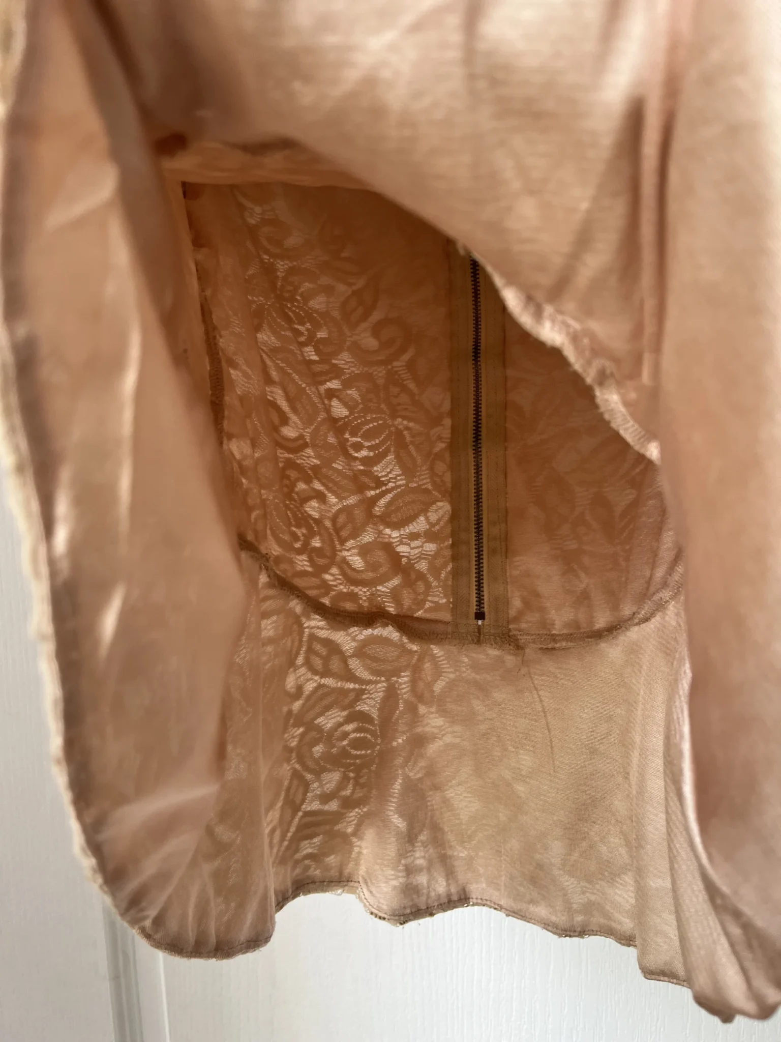 Image for Blouse en dentelles beige Giorgia taille M/L