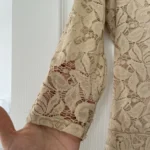 Thumbnail for Blouse en dentelles beige Giorgia taille M/L