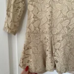 Thumbnail for Blouse en dentelles beige Giorgia taille M/L