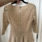 Thumbnail for Blouse en dentelles beige Giorgia taille M/L