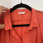 Thumbnail for Blouse Filipa Ka taille S 100% soie corail rose