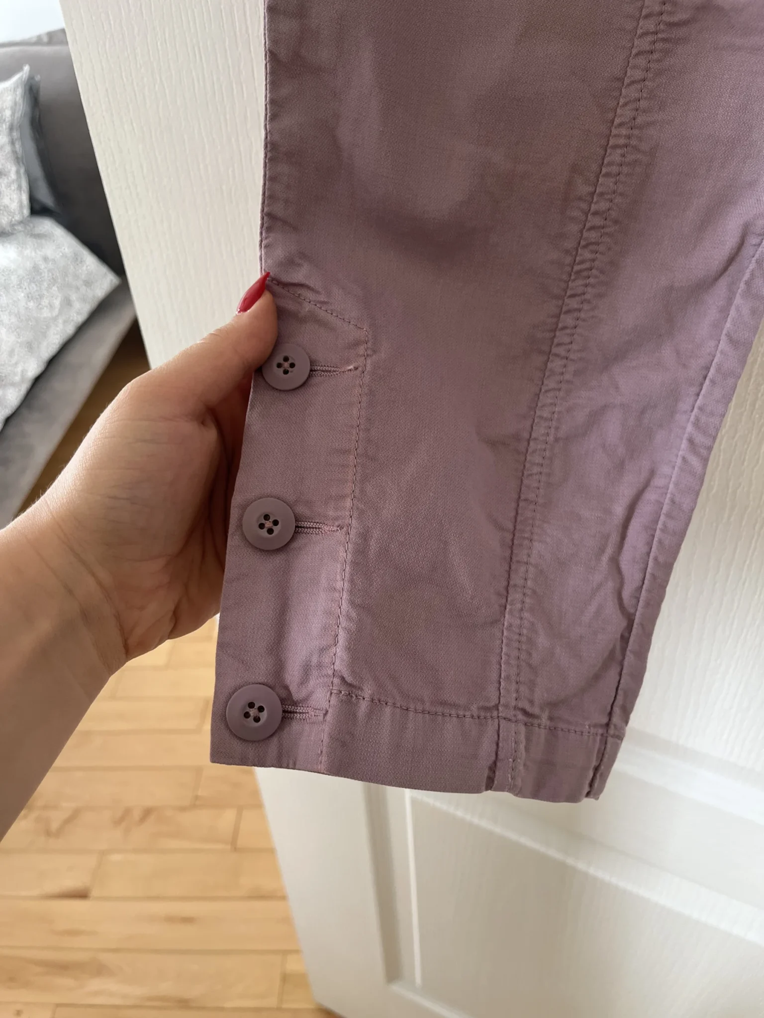 Image for Pantalon cargo Joie neuf taille 4 de couleur violet