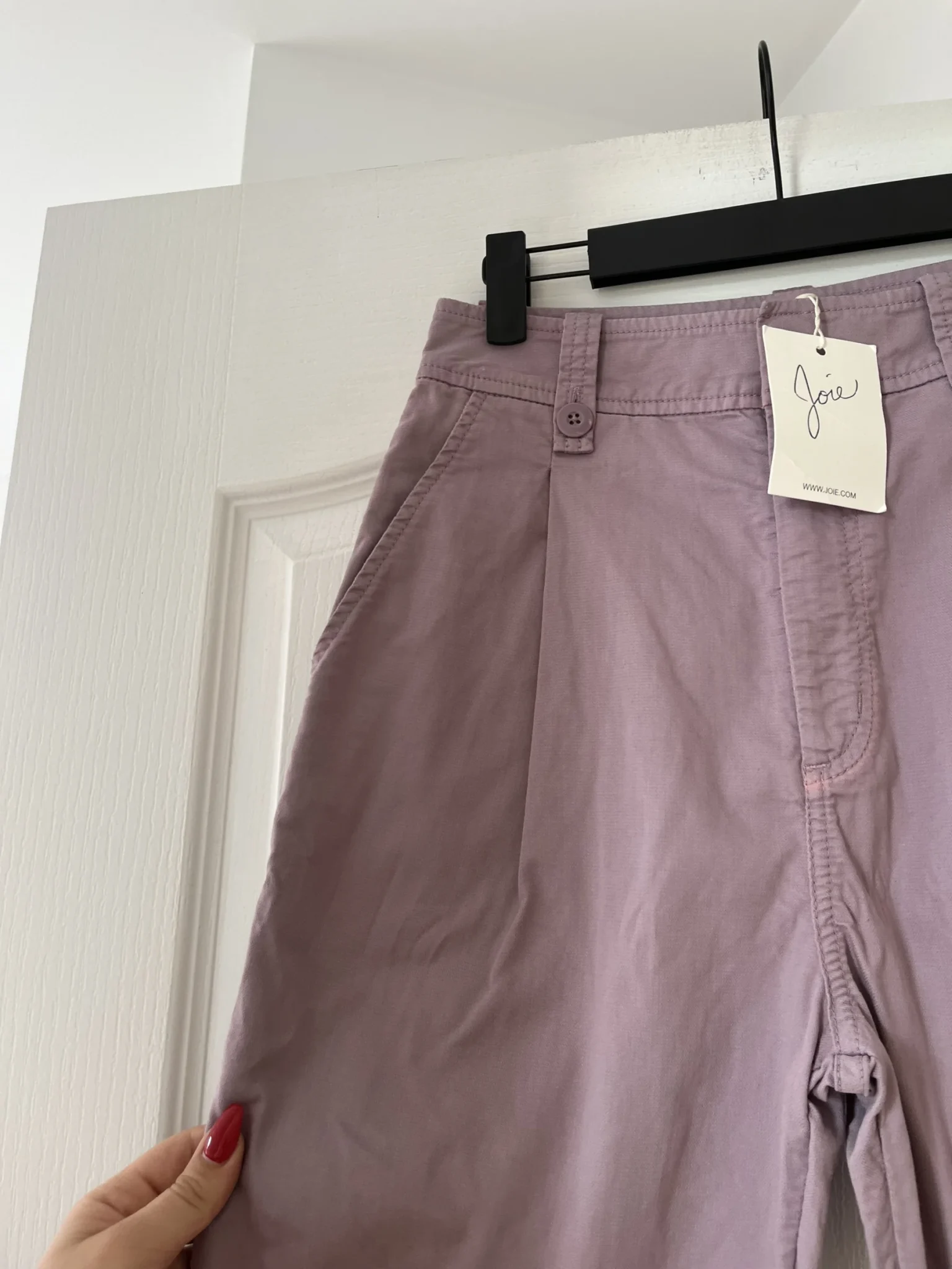 Image for Pantalon cargo Joie neuf taille 4 de couleur violet