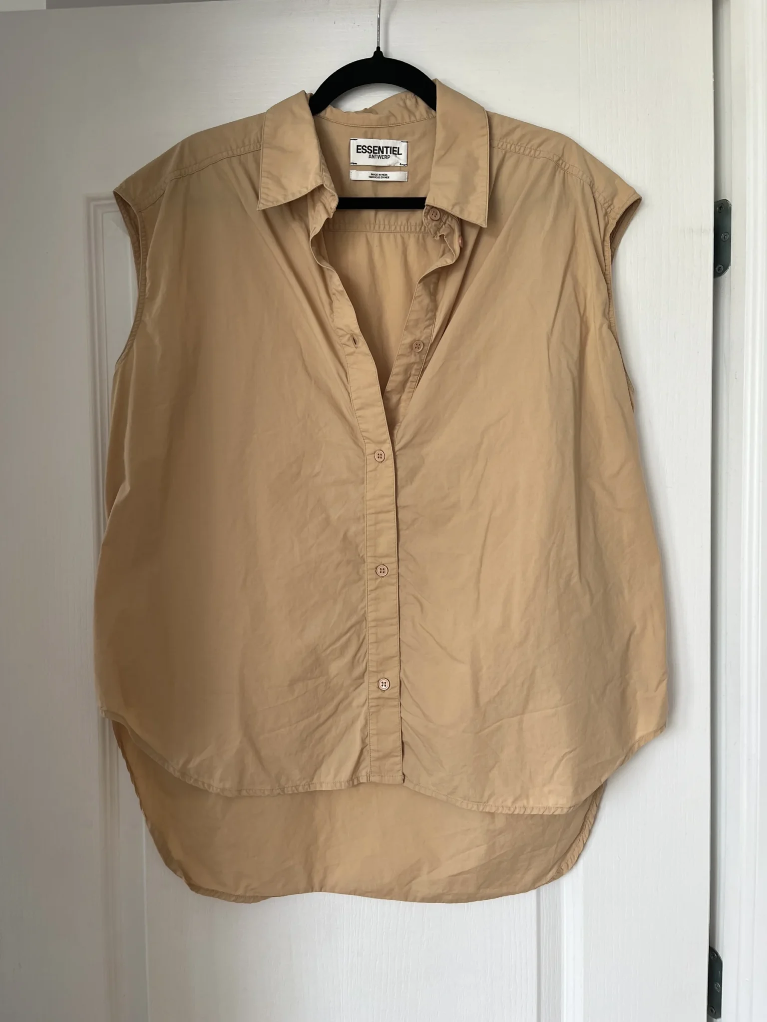 Featured image for Chemise Essentiel Antwerp taille S oversize marron beige