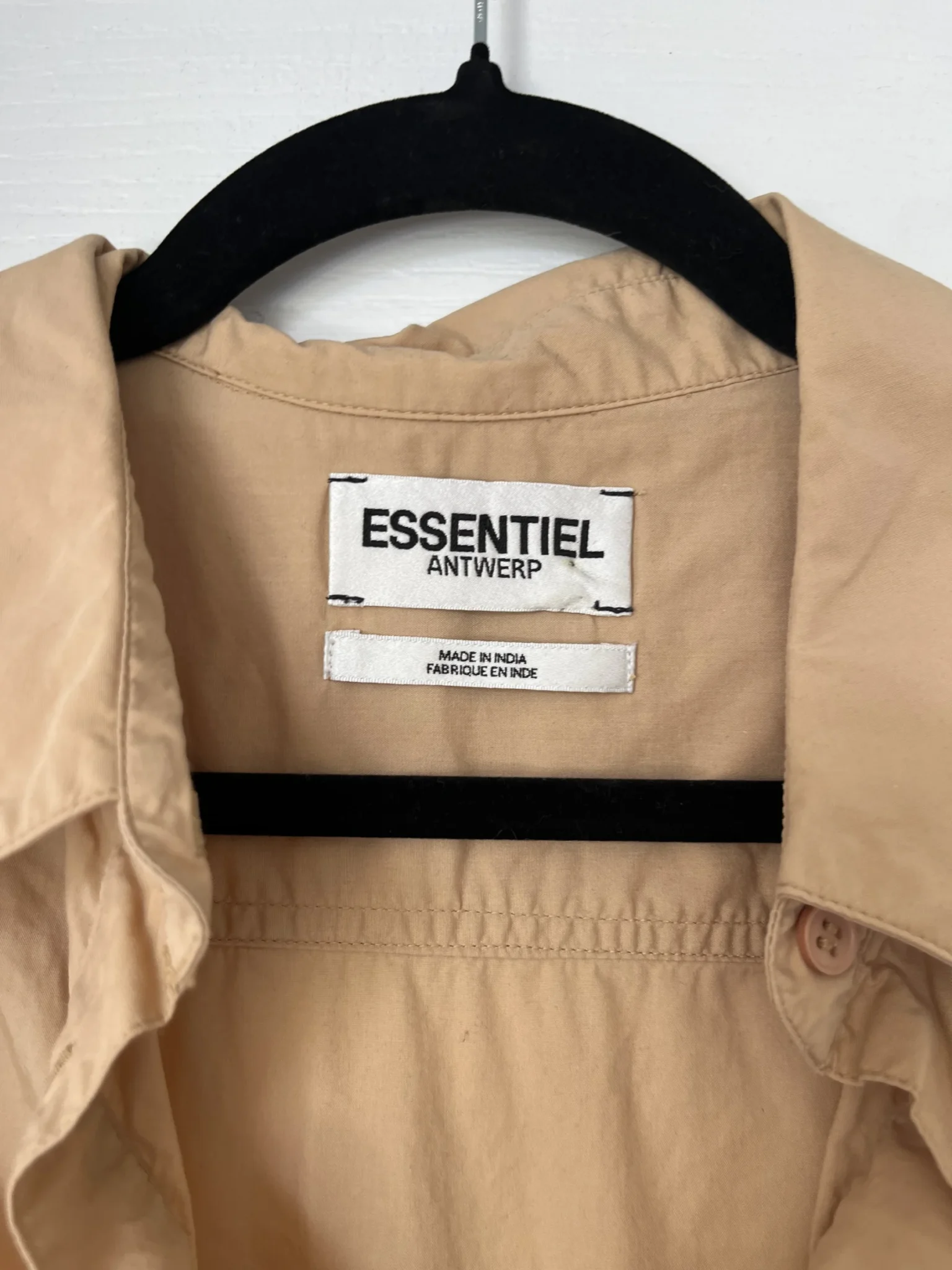 Image for Chemise Essentiel Antwerp taille S oversize marron beige