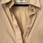 Thumbnail for Chemise Essentiel Antwerp taille S oversize marron beige