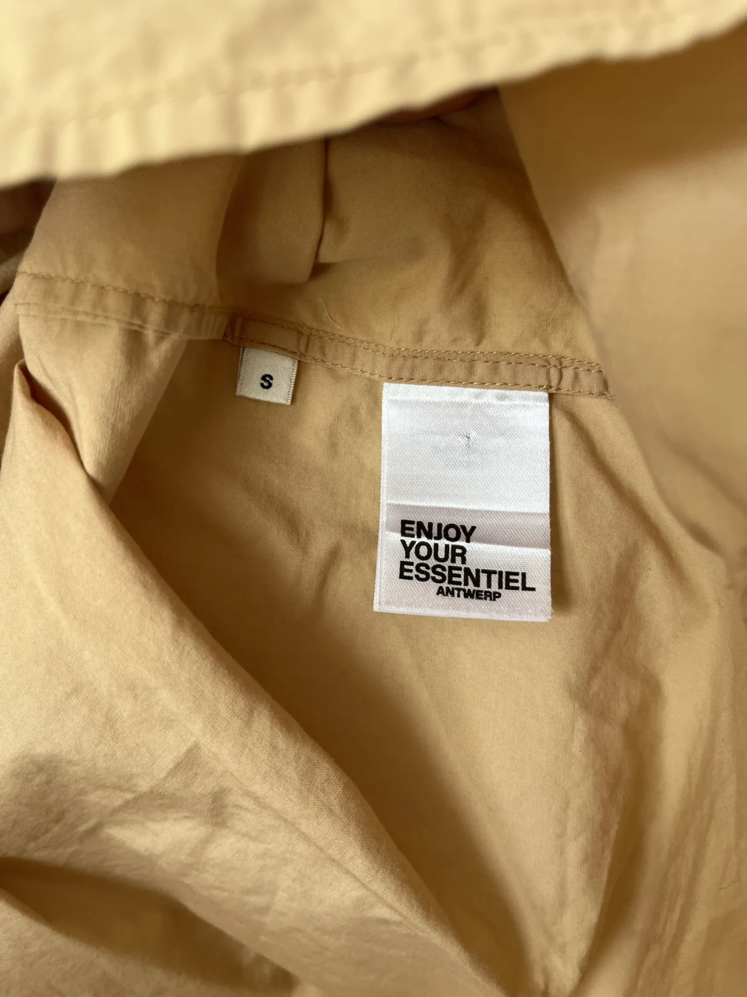 Image for Chemise Essentiel Antwerp taille S oversize marron beige