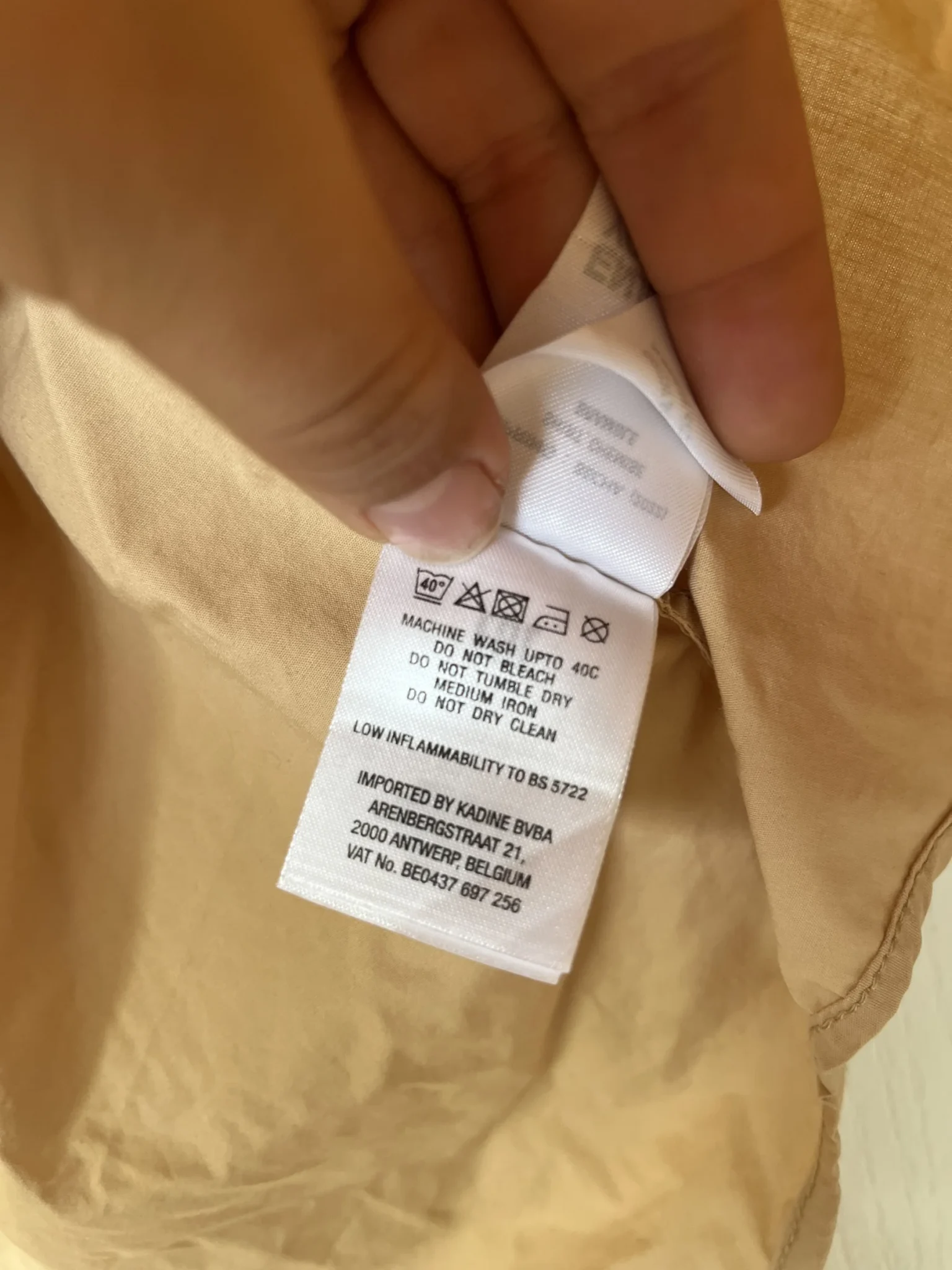 Image for Chemise Essentiel Antwerp taille S oversize marron beige