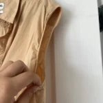 Thumbnail for Chemise Essentiel Antwerp taille S oversize marron beige
