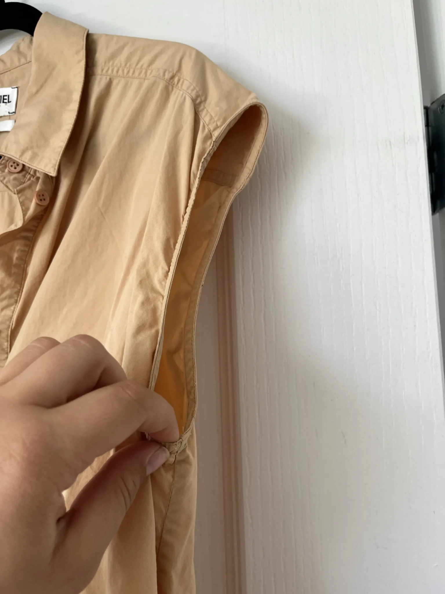 Image for Chemise Essentiel Antwerp taille S oversize marron beige