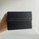 Thumbnail for Rangement 6 montres Unisexe effet cuir noir