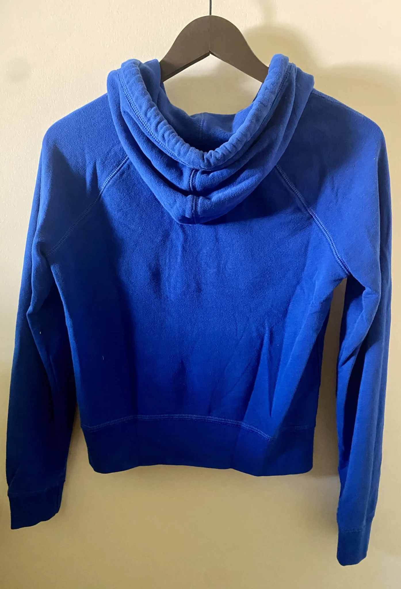 Image for Coton ouaté à capuchon bleu Hollister