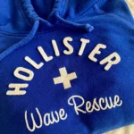 Thumbnail for Coton ouaté à capuchon bleu Hollister