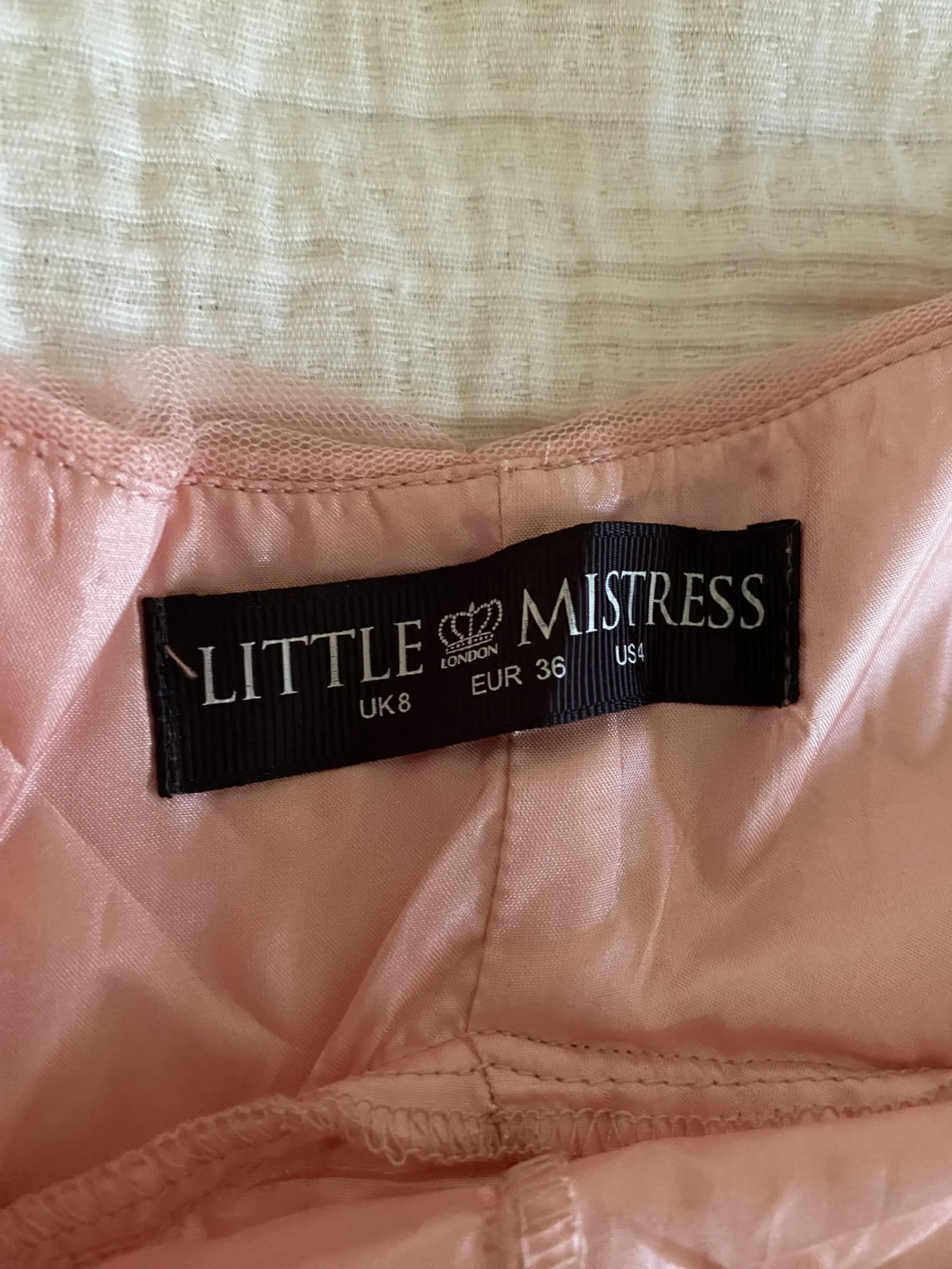 Image for Jupe longue en tulle rose Little Mistress