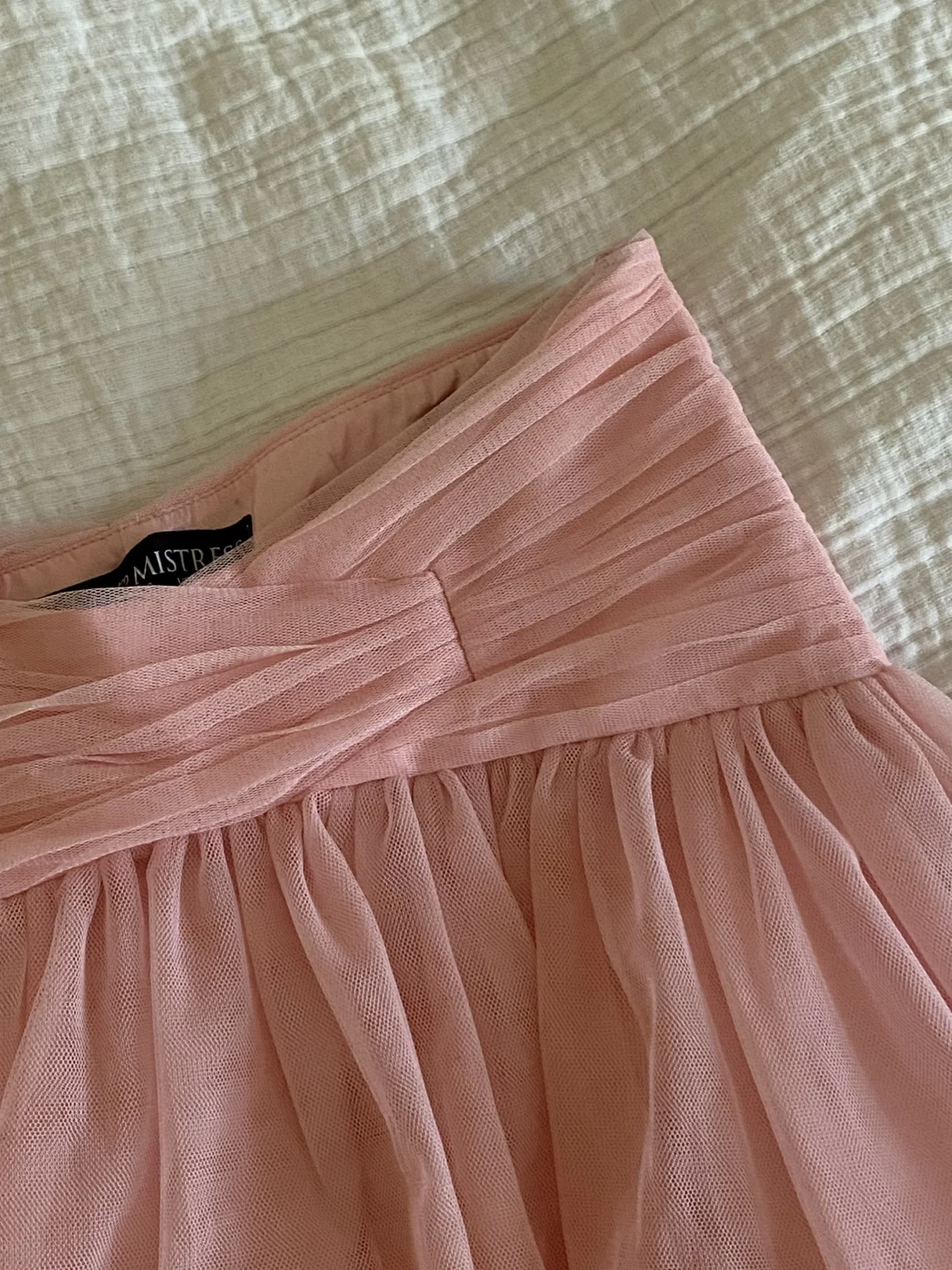 Image for Jupe longue en tulle rose Little Mistress
