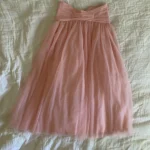 Thumbnail for Jupe longue en tulle rose Little Mistress